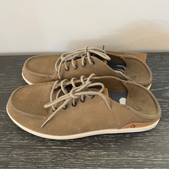Men’s US Size 10 Olukai Sneakers Suede Leather Tan *NEW* w/TAGS - Picture 9 of 9